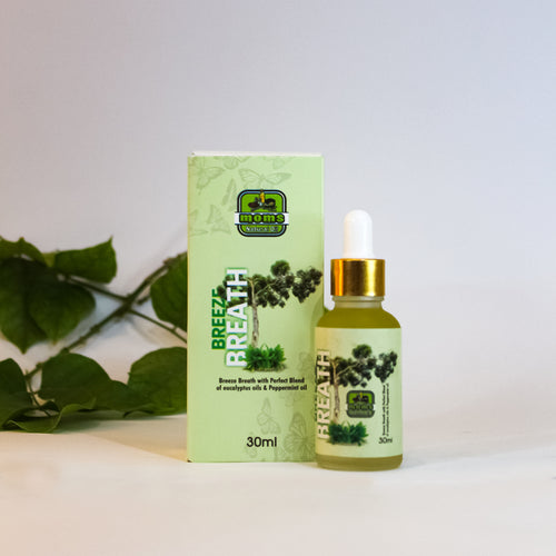 Breeze Breath – Eucalyptus & Peppermint Essential Oil Blend